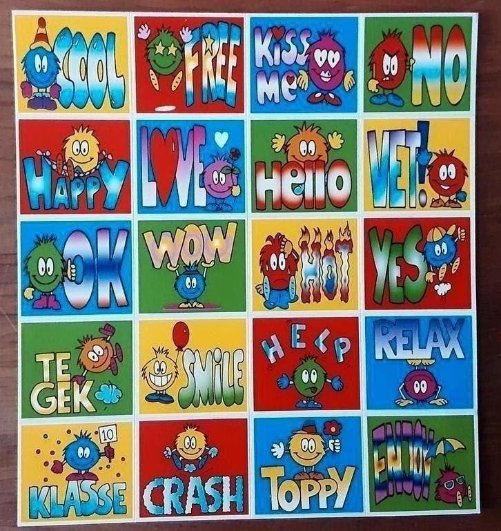 Stickervel Stammetjes serie 112, Ophalen of Verzenden