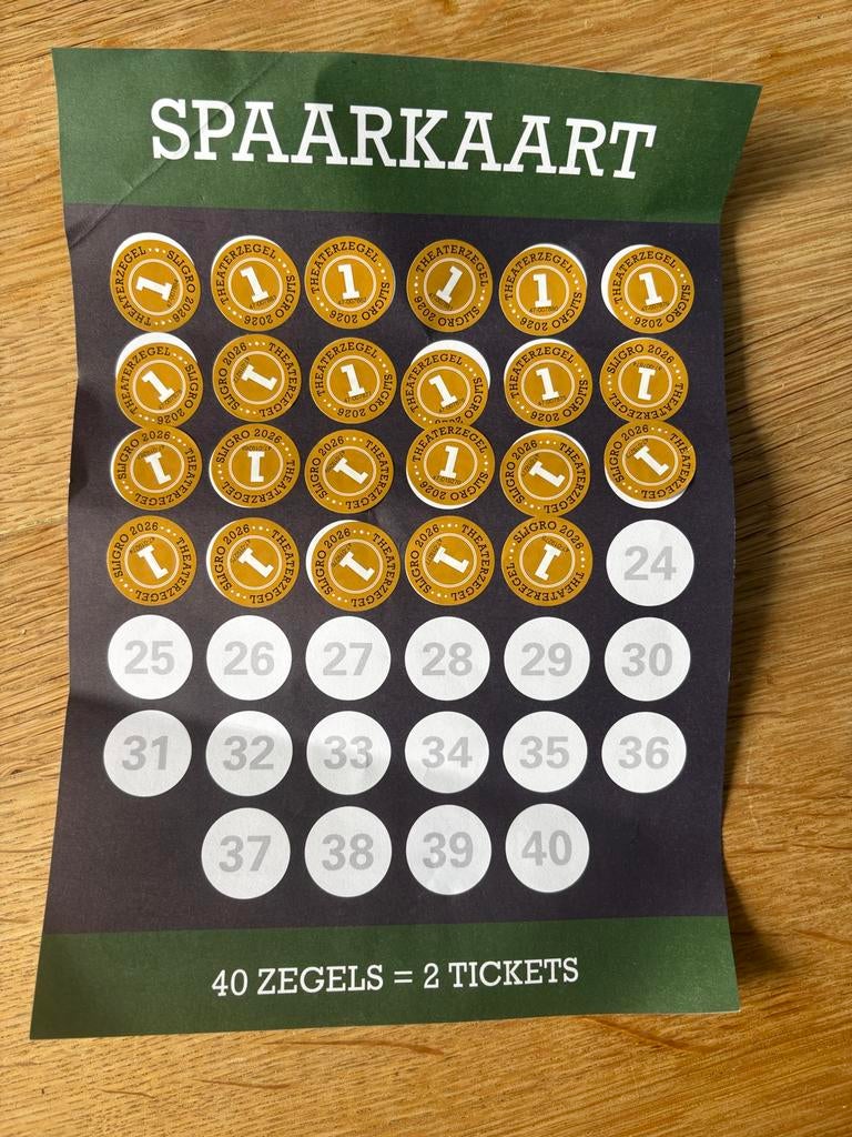 23 Sligro Theaterzegels voor Harry Potter tickets, Tickets en Kaartjes, Theater | Musical