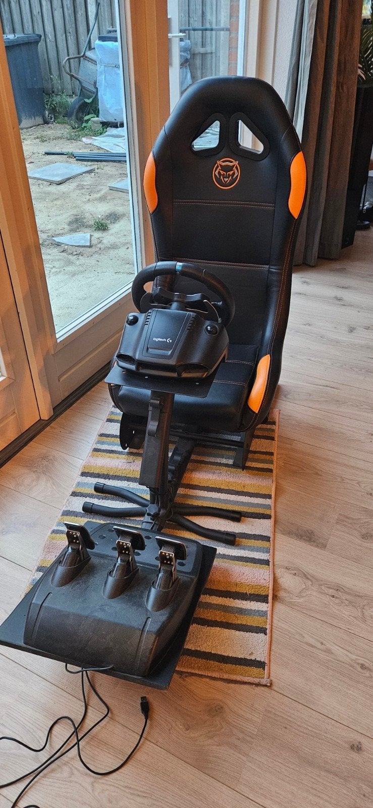 Logitech G29 Racestuur met Racestoel en Shifter, Ophalen, Racestoel, PlayStation, Zo goed als nieuw