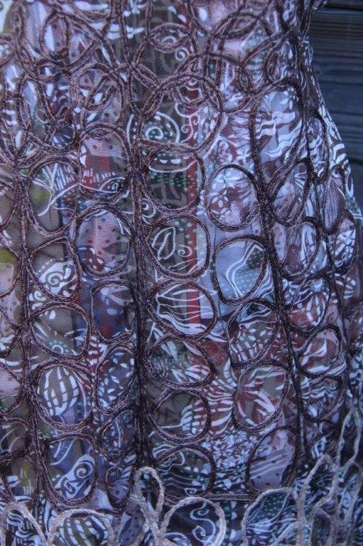 Jurk brons Didi mt L Vaste prijs, Kleding | Dames, Overige kleuren, Maat 42/44 (L), Didi, Ophalen of Verzenden