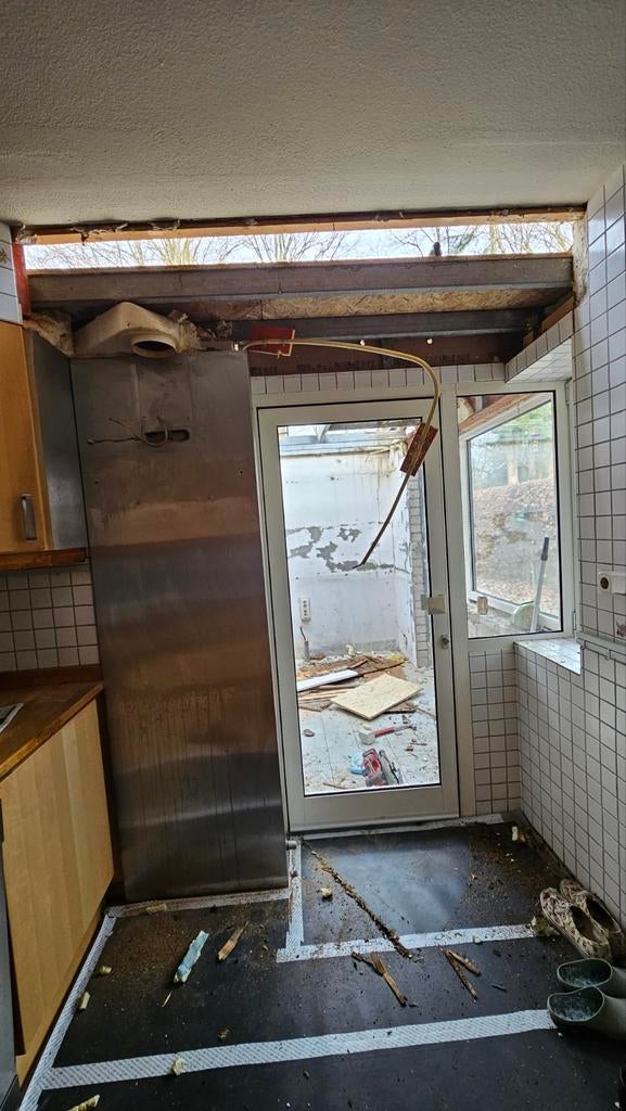 Dorma klapdeur van glas met kunststof kozijn, Doe-het-zelf en Verbouw, Deuren en Horren, Ophalen