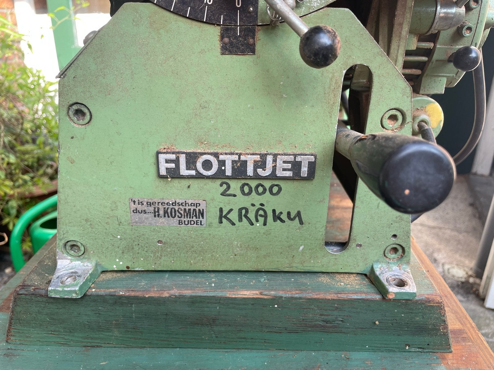 Flottjet 2000 Zaagmachine - Robuust en Betrouwbaar, Ophalen, Gebruikt, Cirkelzaag