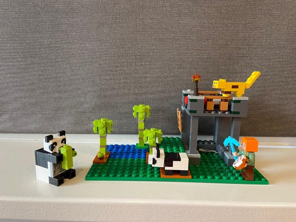 LEGO - Minecraft - 21158 - The Panda Nursery, Gebruikt, Minecraft, Lego, Ophalen of Verzenden