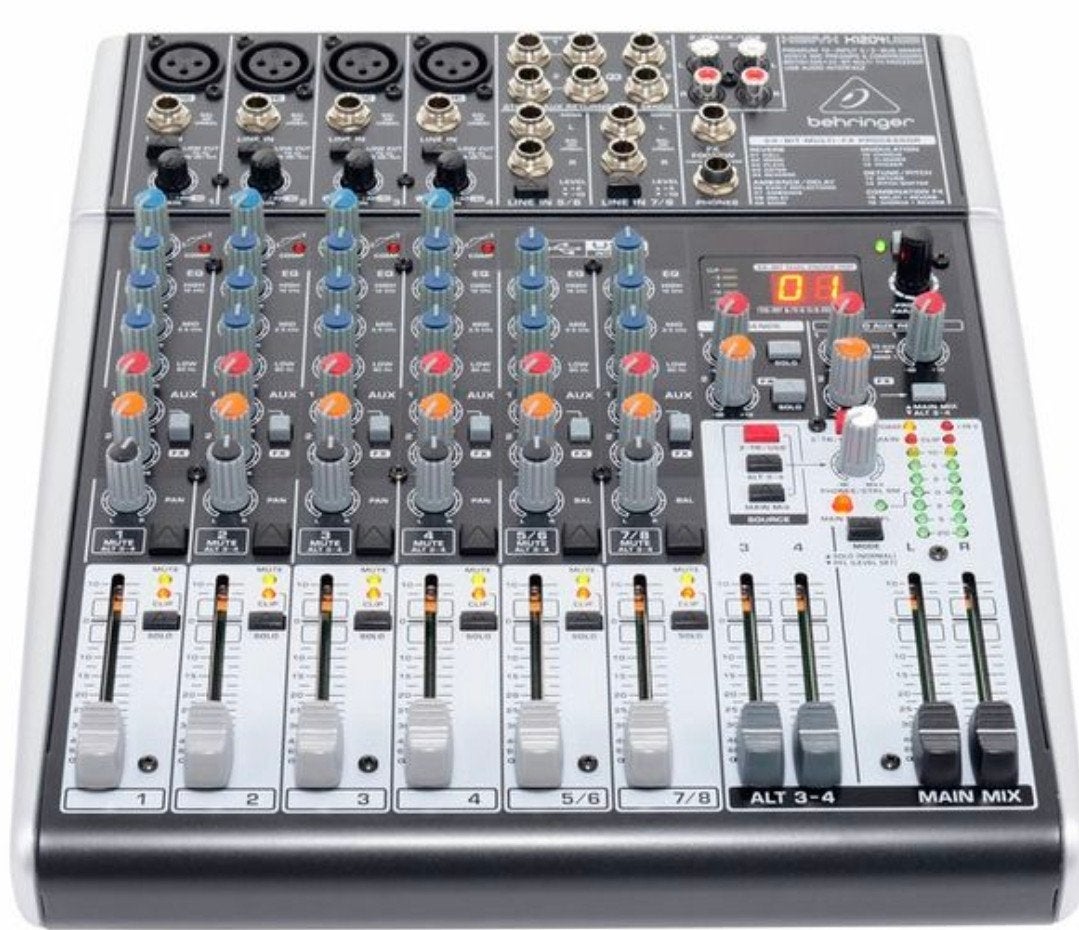 Behringer XENYX USB Mixer ., Muziek en Instrumenten, Mengpanelen, Ophalen, Zo goed als nieuw, 5 tot 10 kanalen, Microfooningang