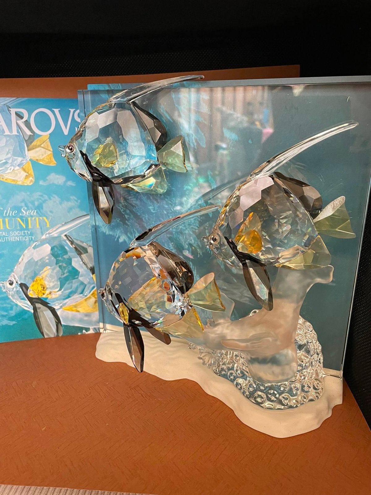 Swarovski wonders of the Sea Community jaarstuk, Ophalen of Verzenden, Zo goed als nieuw, Figuurtje
