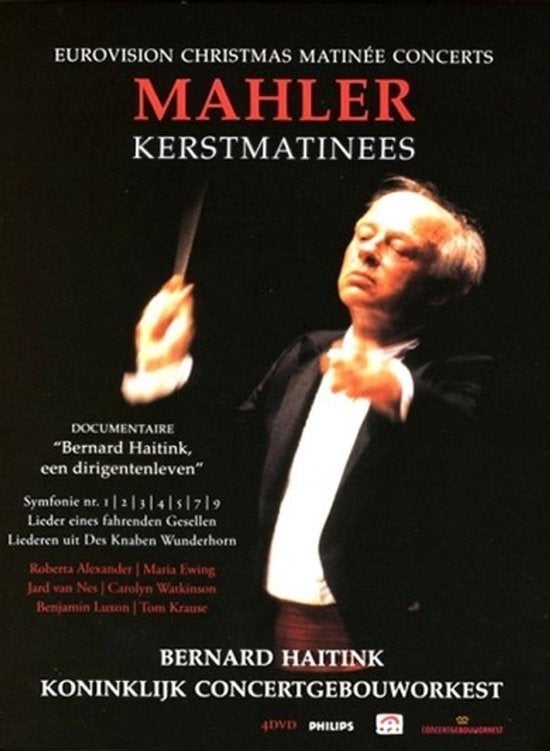 Mahler - Kerstmatinees - Bernard Haitink (4 DVD's), Verzenden, Romantiek, Zo goed als nieuw, Orkest of Ballet