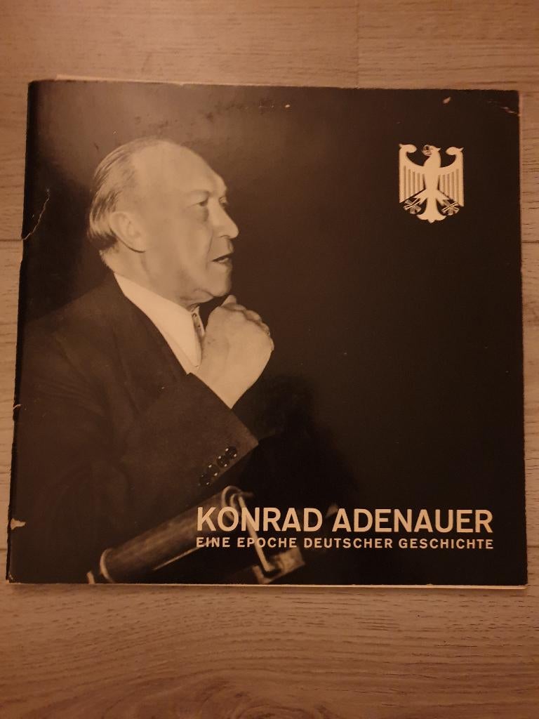 4799 konrad adenauer eine epoche deutscher geschichte, Verzenden, Zo goed als nieuw, 12 inch