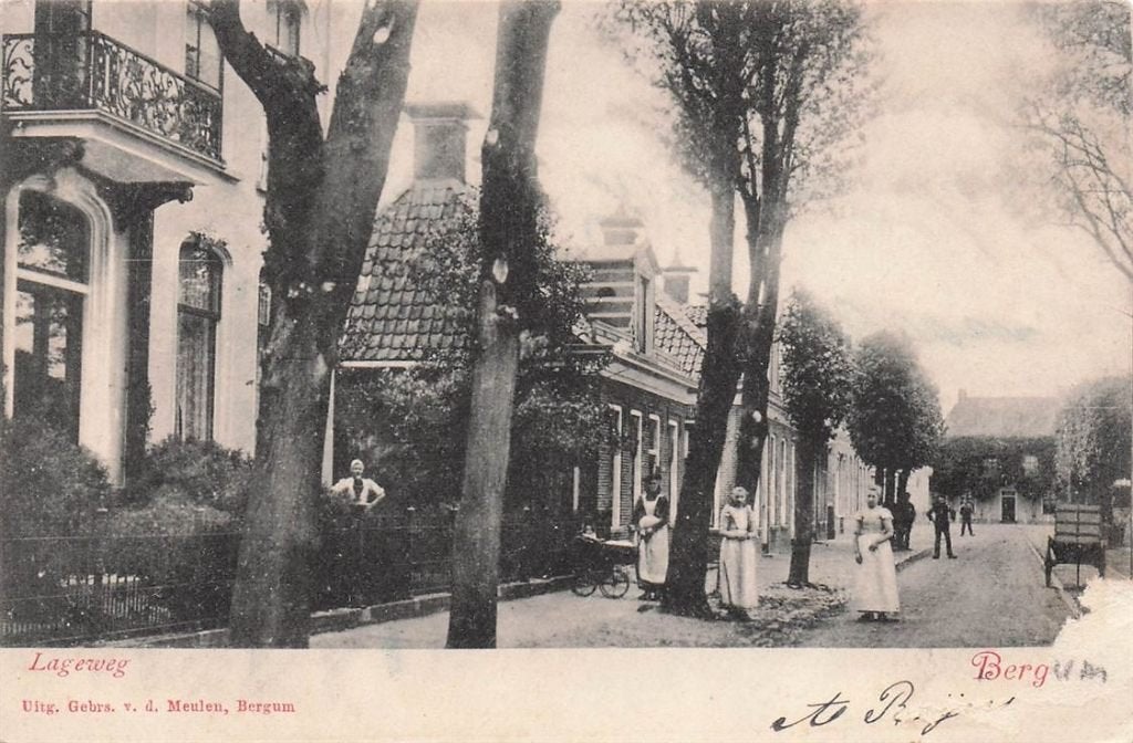 703-193-011 Lageweg Bergum, Verzenden, Voor 1920, Friesland