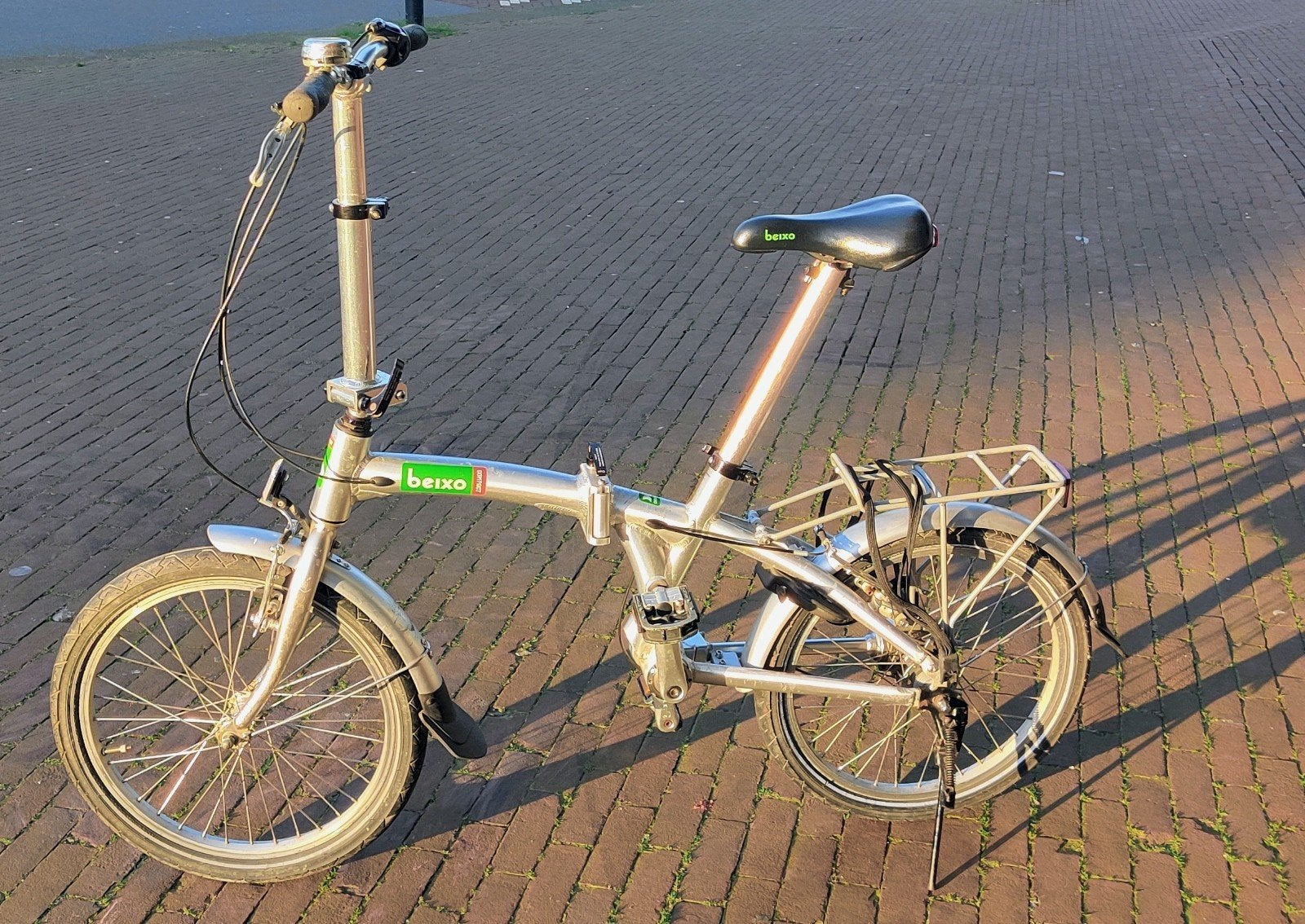 Beixo Compact 20'' vouwfiets High zilver, Ophalen, Gebruikt, Beixo