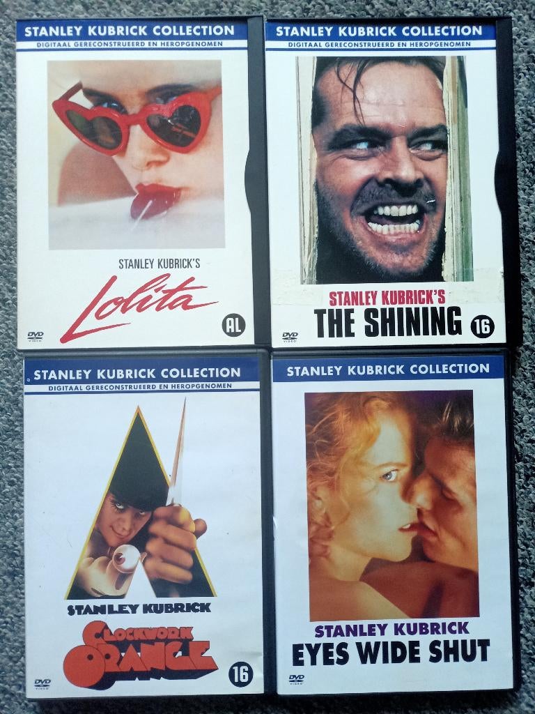 Stanley Kubrick films 4 klassiekers!!, Ophalen of Verzenden, Zo goed als nieuw, Thrillers en Misdaad, Alle leeftijden
