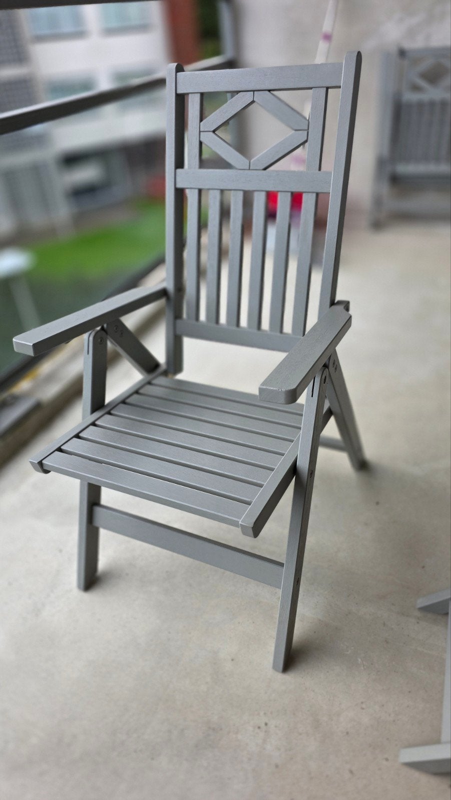 Reclining Outdoor Chair, Tuin en Terras, Ophalen, Zo goed als nieuw, Hout, Stapelbaar