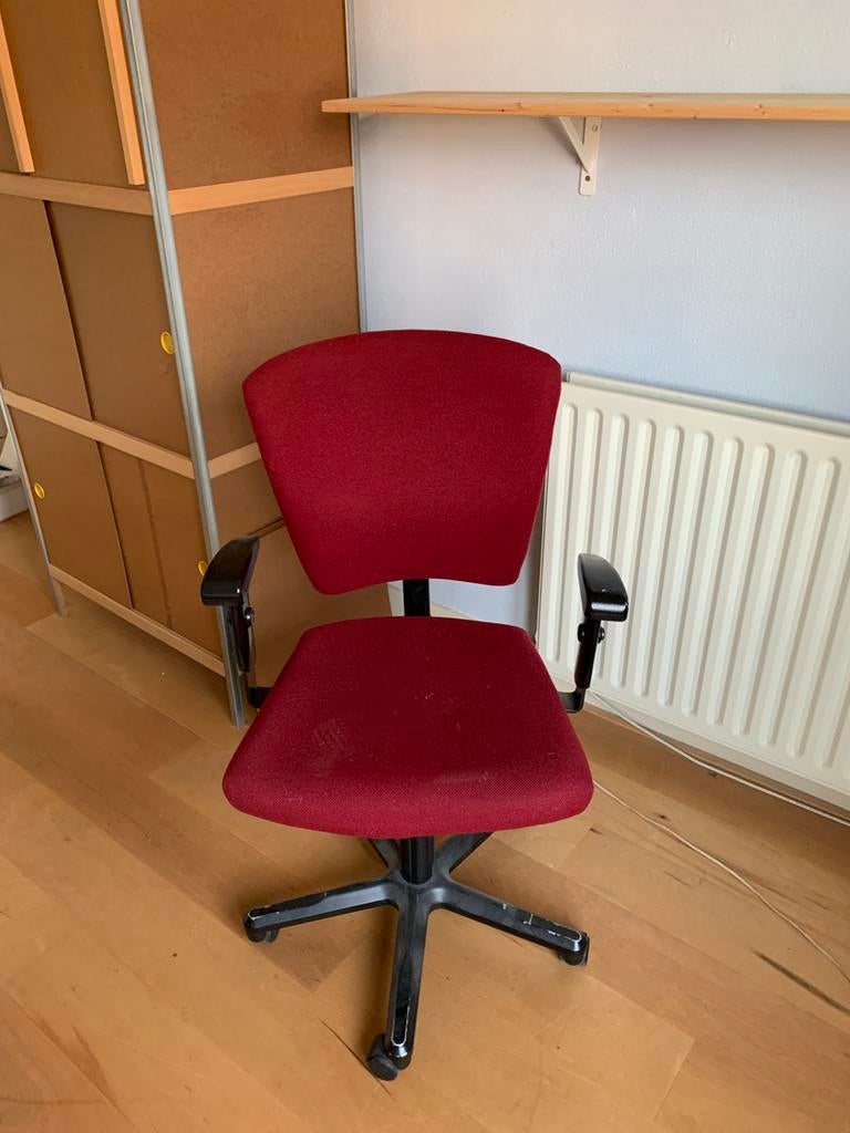 Bureaustoel Haworth Comforto 77, Ophalen, Gebruikt, Bureaustoel, Rood