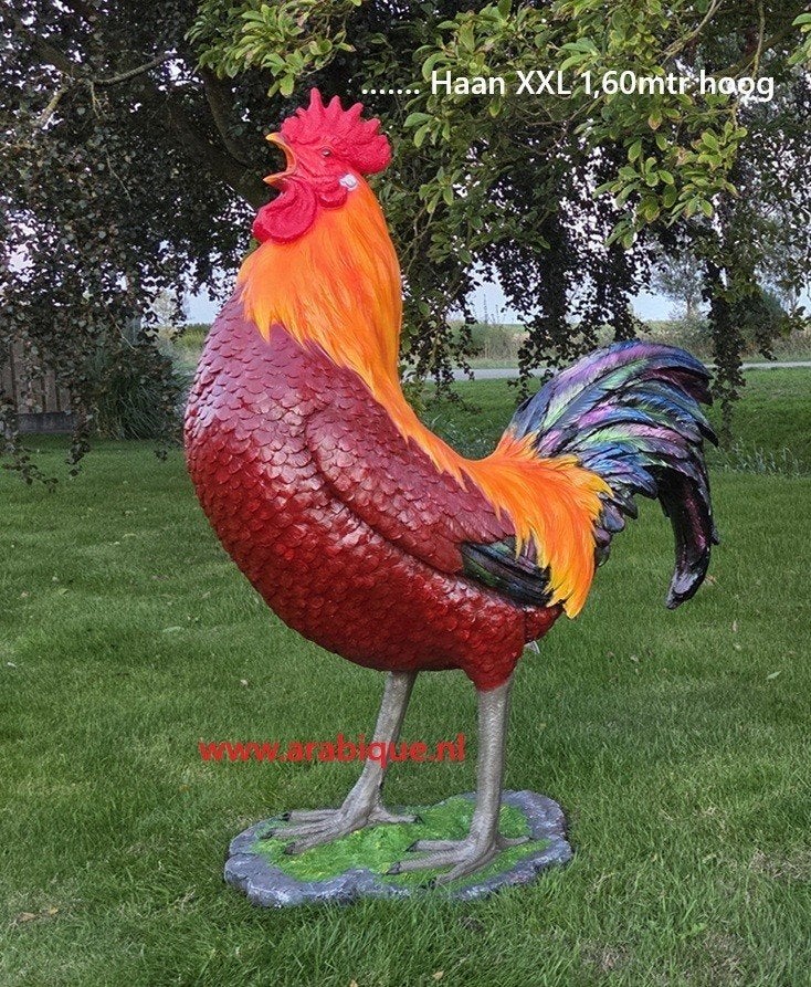 Haan XXL   , of  Hen   ... kip ... kippen ., Ophalen of Verzenden, Nieuw, Kunststof, Dierenbeeld