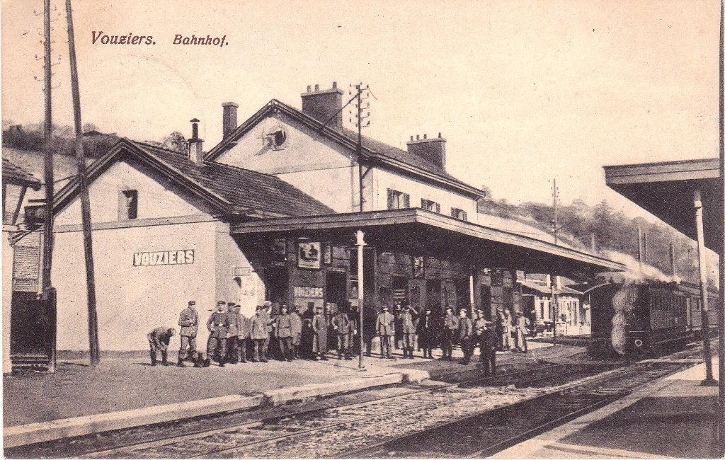 BAHNHOF. VOUZIERS, Ophalen of Verzenden, Voor 1920, Noord-Brabant