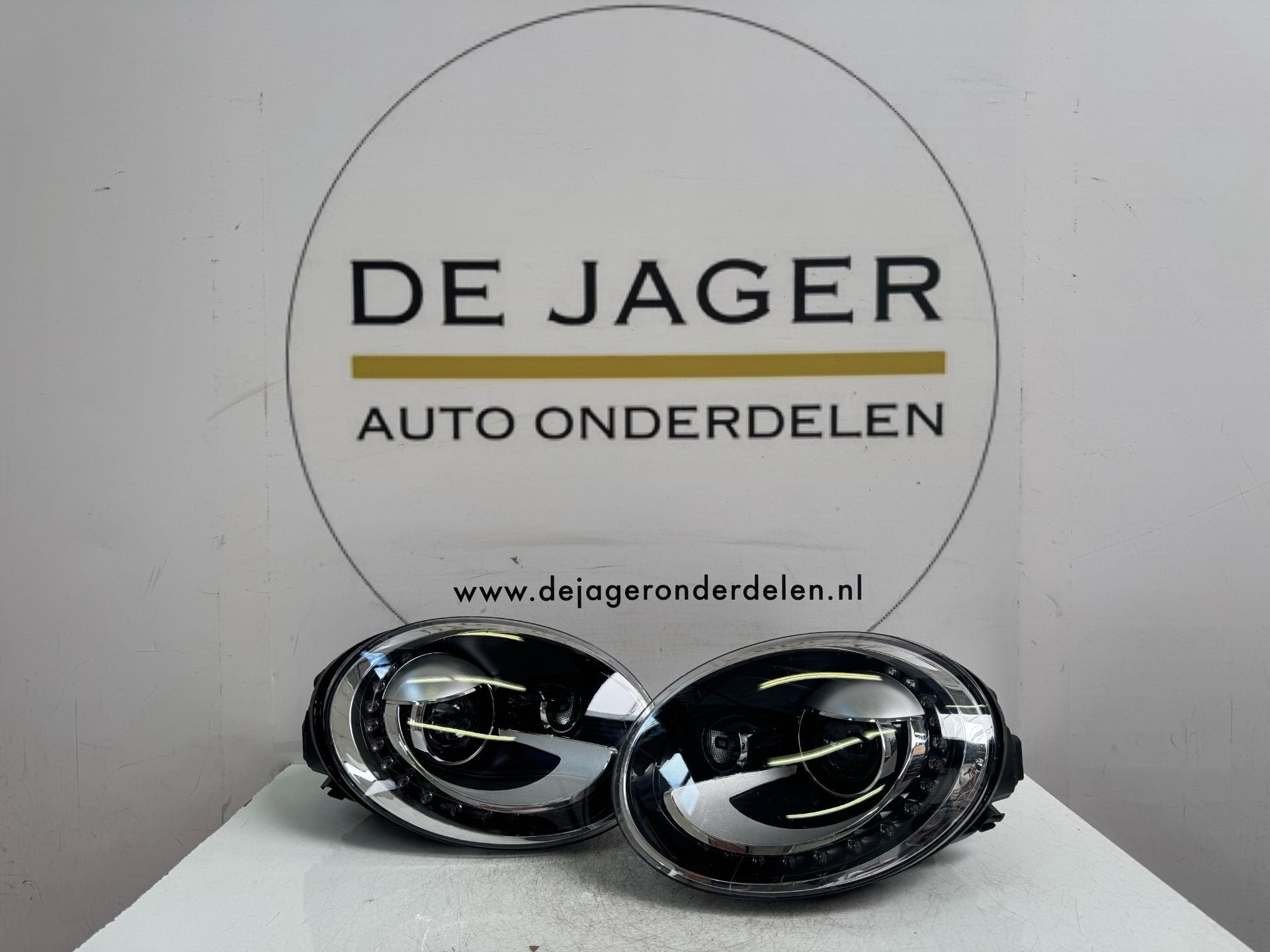 VW BEETLE XENON LED HEADLIGHT SET RHD 5C2941031D 5C1941032D, Auto-onderdelen, Verlichting, Gebruikt, Volkswagen, Volkswagen AG