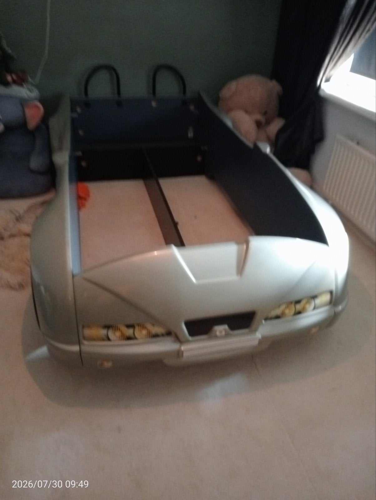 autobed 90x200, Kinderen en Baby's, Kinderkamer | Bedden, 85 tot 100 cm, Gebruikt, 180 cm of meer, Ophalen
