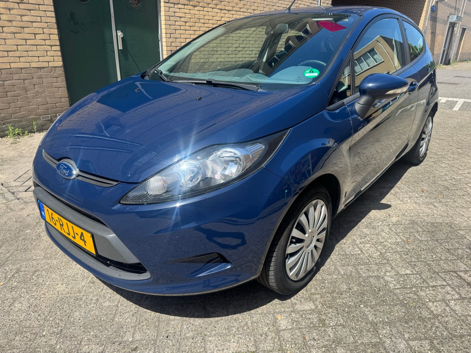 Ford Fiësta 1.25 44KW 3DR 2011 Blauw, Voorwielaandrijving, 4 cilinders, Blauw, Origineel Nederlands