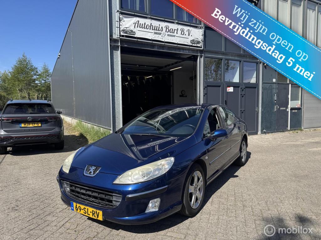 Peugeot 407 1.8-16V XR Pack Airco! Nieuwe APK! NAP Logisch!, Zwart, 4 cilinders, Origineel Nederlands, Handgeschakeld