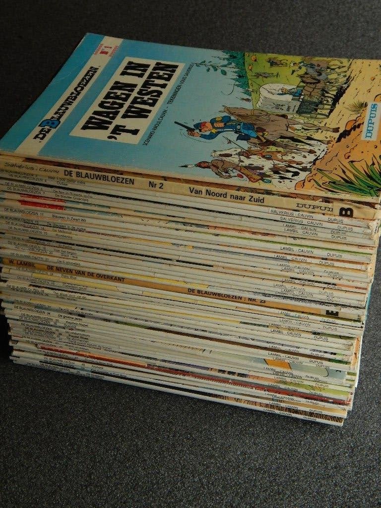De Blauwbloezen , deel 1 t/m 52, Complete serie of reeks, Ophalen of Verzenden, Gelezen