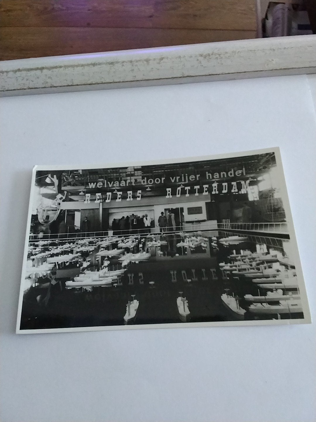 Zeldzame kaart: Rotterdam AHoy Rotterdamse Vloot in één, Ophalen of Verzenden, 1920 tot 1940, Gelopen, Zuid-Holland