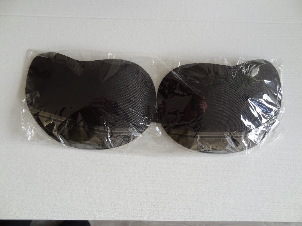 NIEUW! Zwarte Plak BH Maat C >Snelle Verzending!<, Ophalen of Verzenden, Zwart, BH