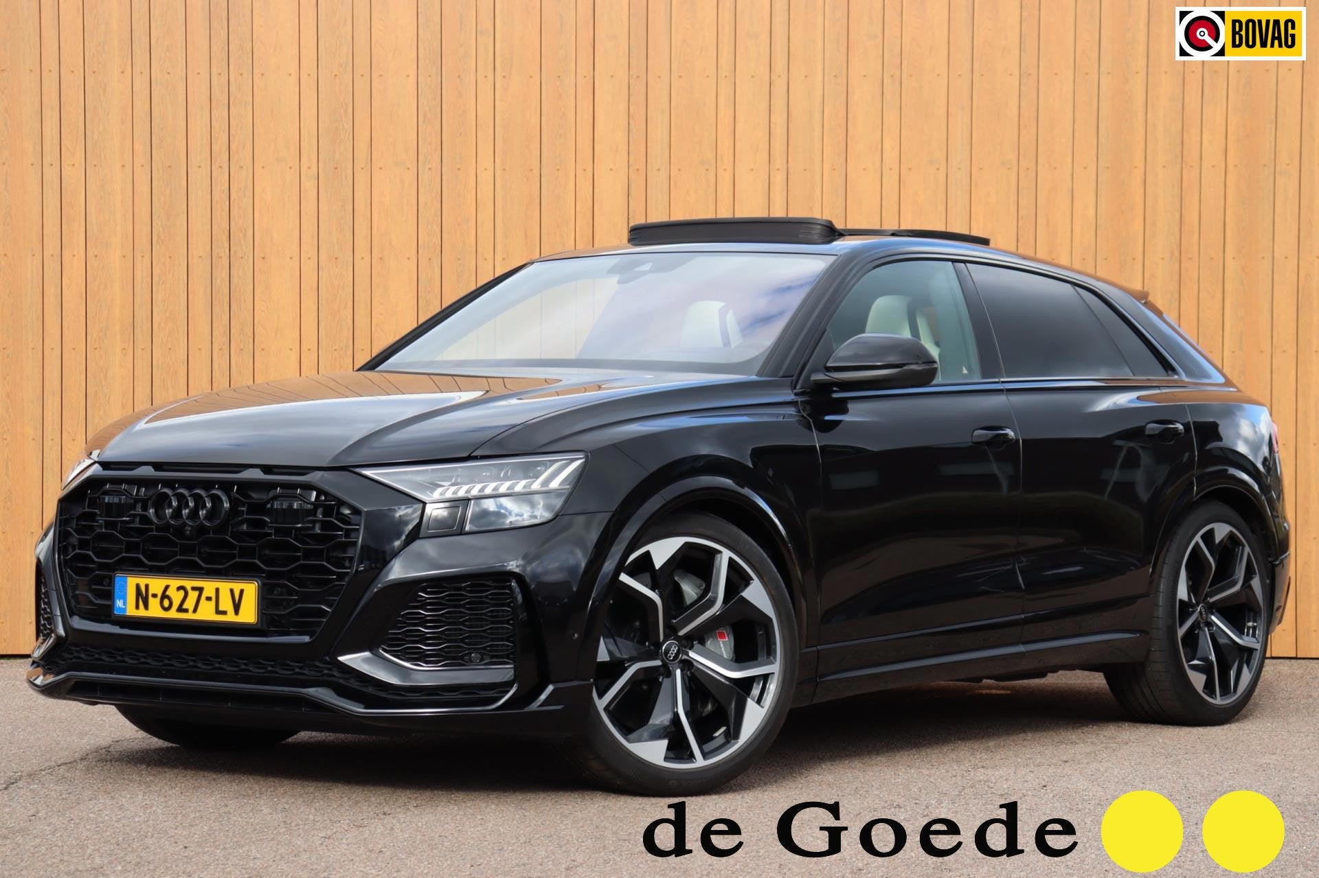 Audi RSQ8 4.0TFSI quattro Dynamic plus Exclusive keramisch B, Auto's, 12 maanden, Gebruikt, 600 pk, Zwart