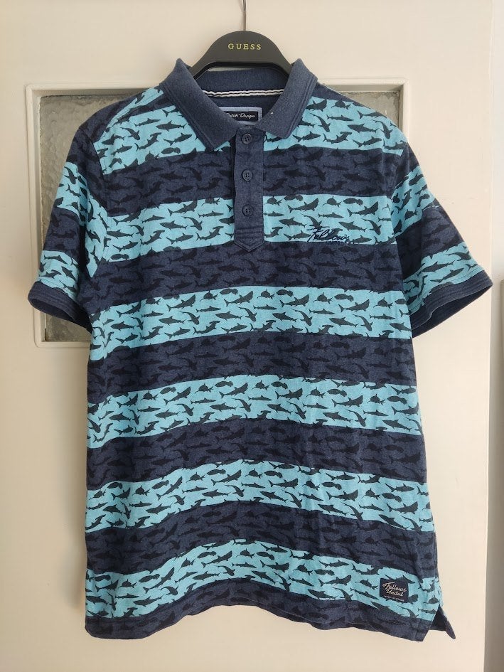 Fellows united heren polo met print zee dieren, Ophalen of Verzenden, Gedragen, Fellows United, Maat 48/50 (M)