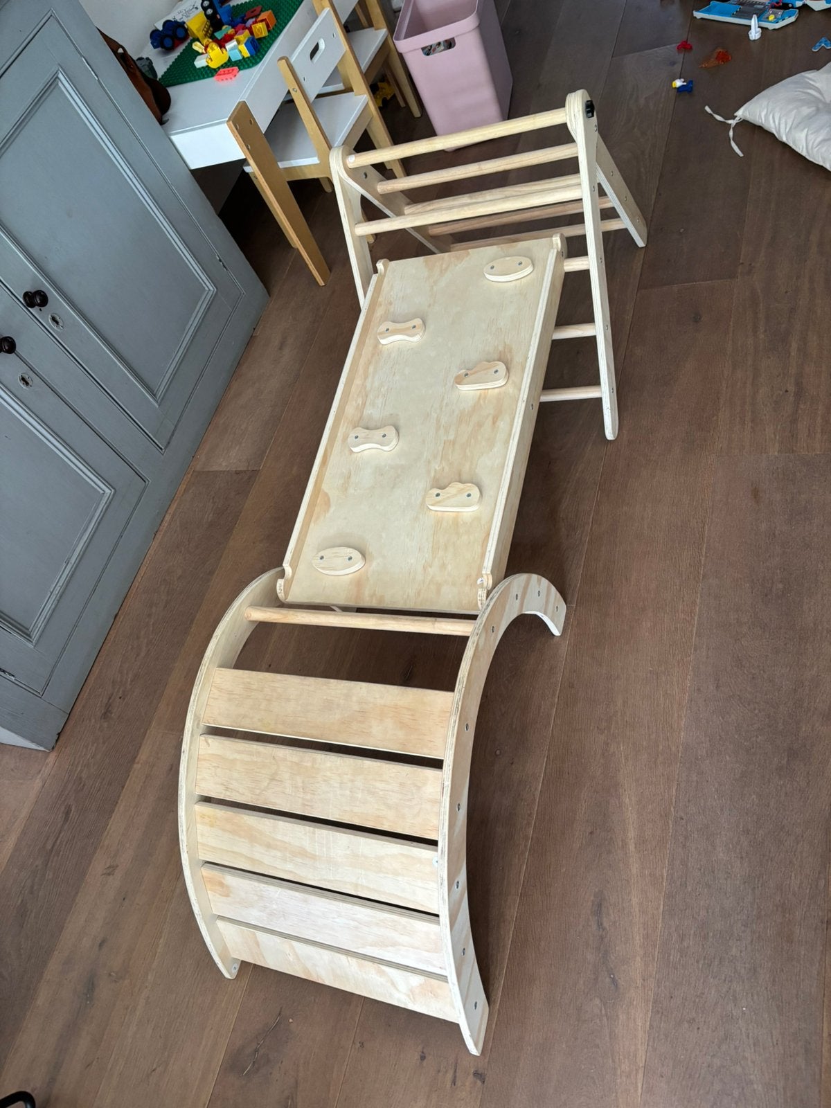 Buxibo Mini Houten Klimrek & Klimboog + extra's, Kinderen en Baby's, Speelgoed | Buiten | Speeltoestellen, Ophalen, Zo goed als nieuw