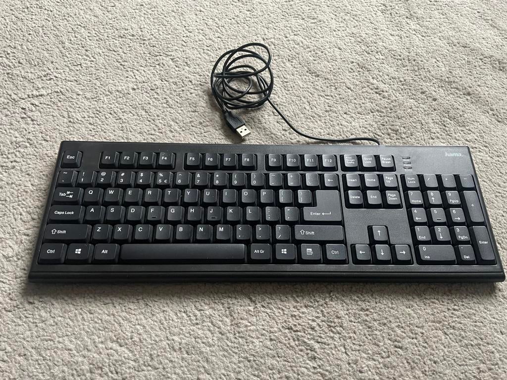 Hama qwerty toetsenbord, Ophalen of Verzenden, Zo goed als nieuw