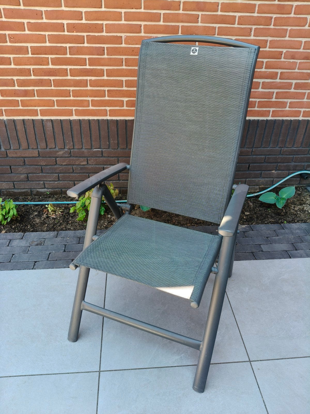 Le Sud standenstoelen | 2 stuks | Zo goed als nieuw, Ophalen, Zo goed als nieuw, Aluminium, Verstelbaar