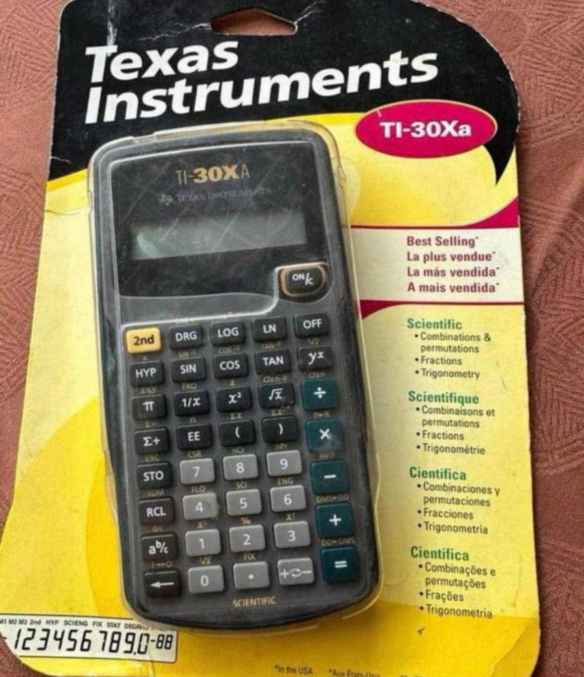 Nieuwe Texas instrument reken machine de TI-30Xa, Ophalen of Verzenden, Grafische rekenmachine, Nieuw