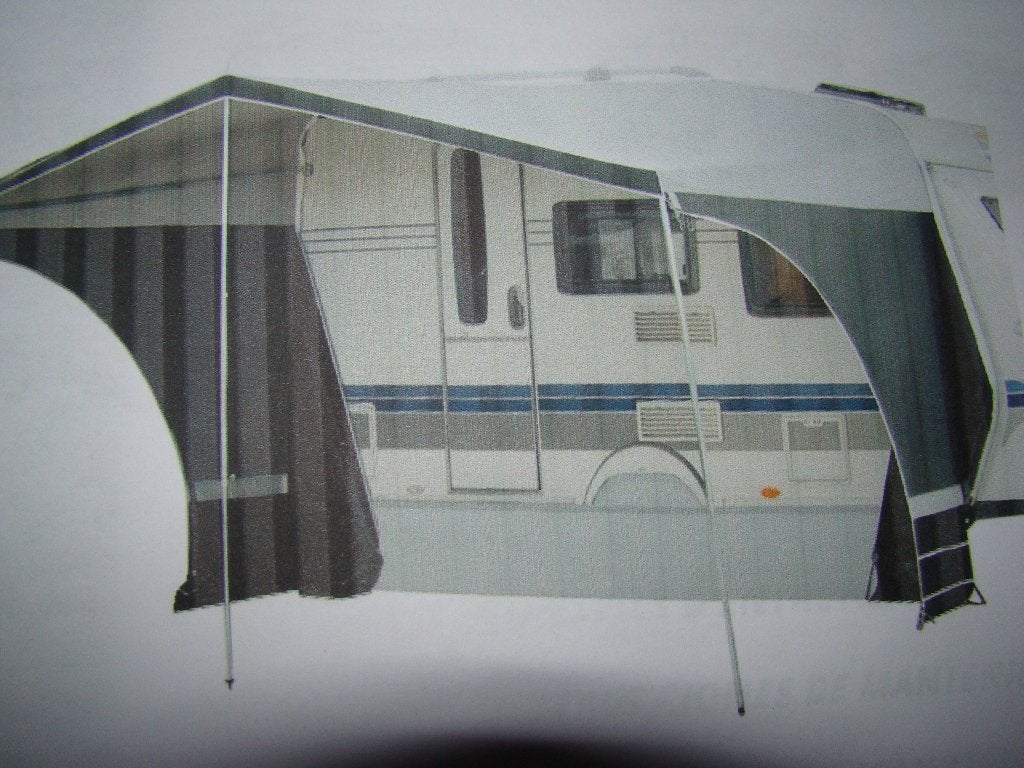 Obelink Panorama Grey MT12 voortent/luifel, Ophalen, Zo goed als nieuw, Overige merken