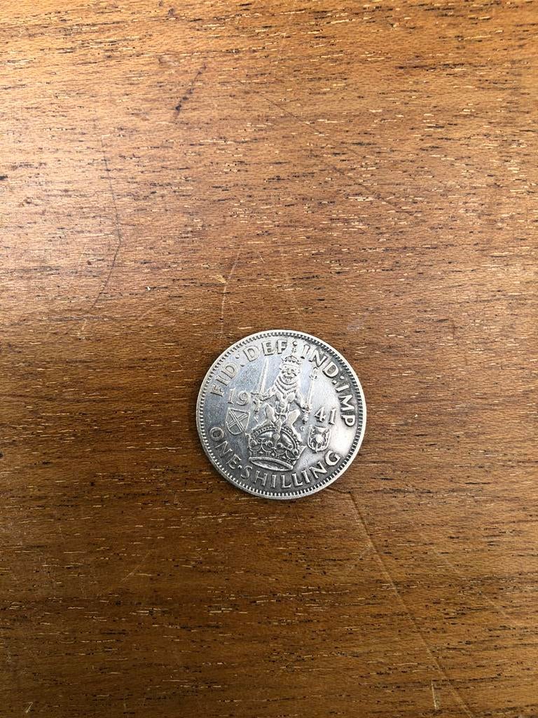 Zilveren munt england, Ophalen of Verzenden