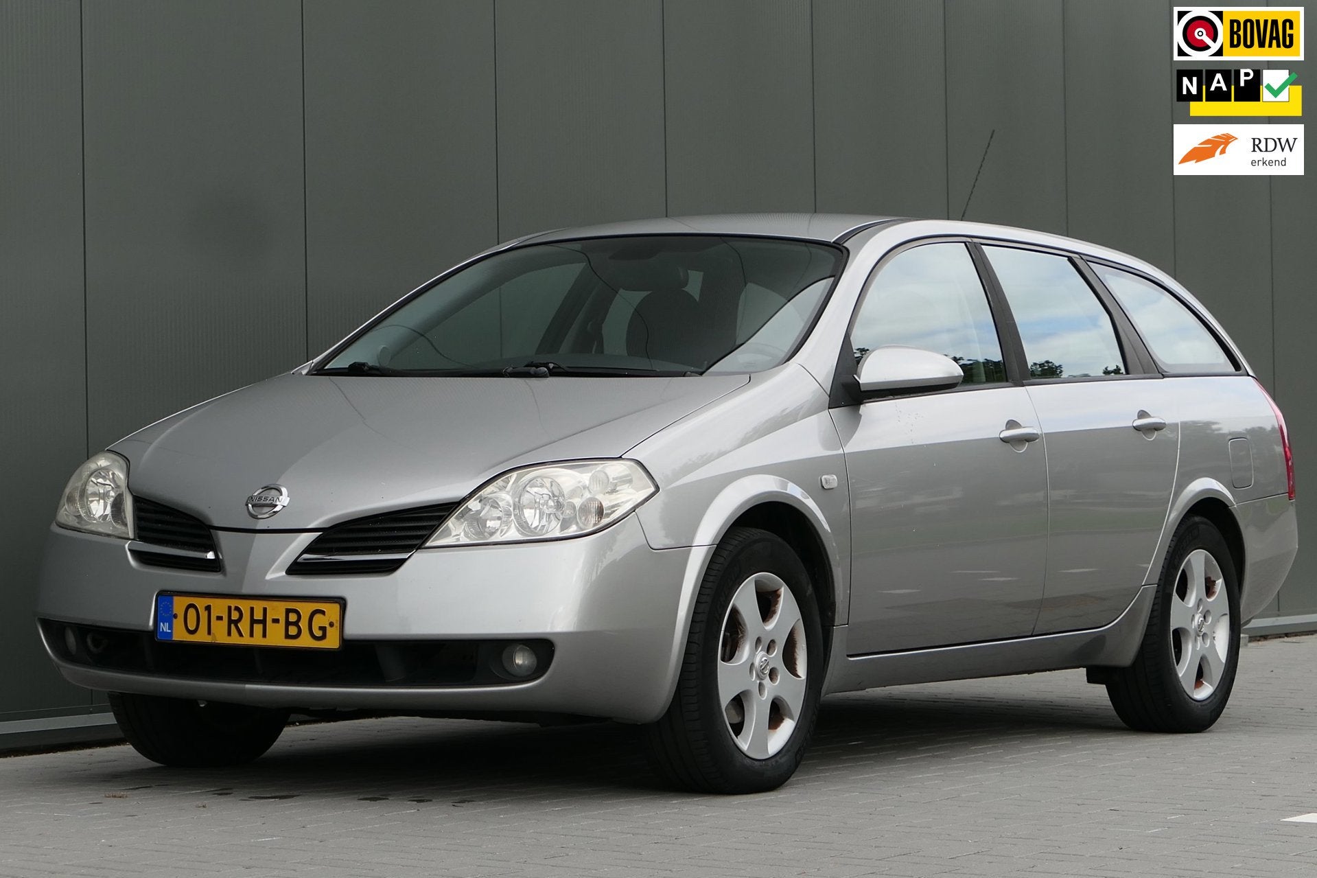 Nissan Primera Estate 1.8 Acenta NAP LAGE KM, Auto's, Voorwielaandrijving, Stof, Gebruikt, 4 cilinders