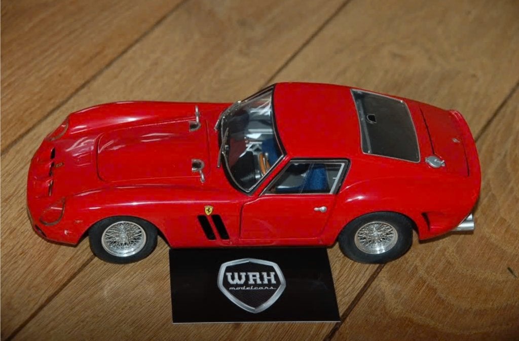 1:18 FERRARI 250 GTO rosso corsa Hotwheels elite no box WRH, Verzenden, Zo goed als nieuw, Auto, Hot Wheels