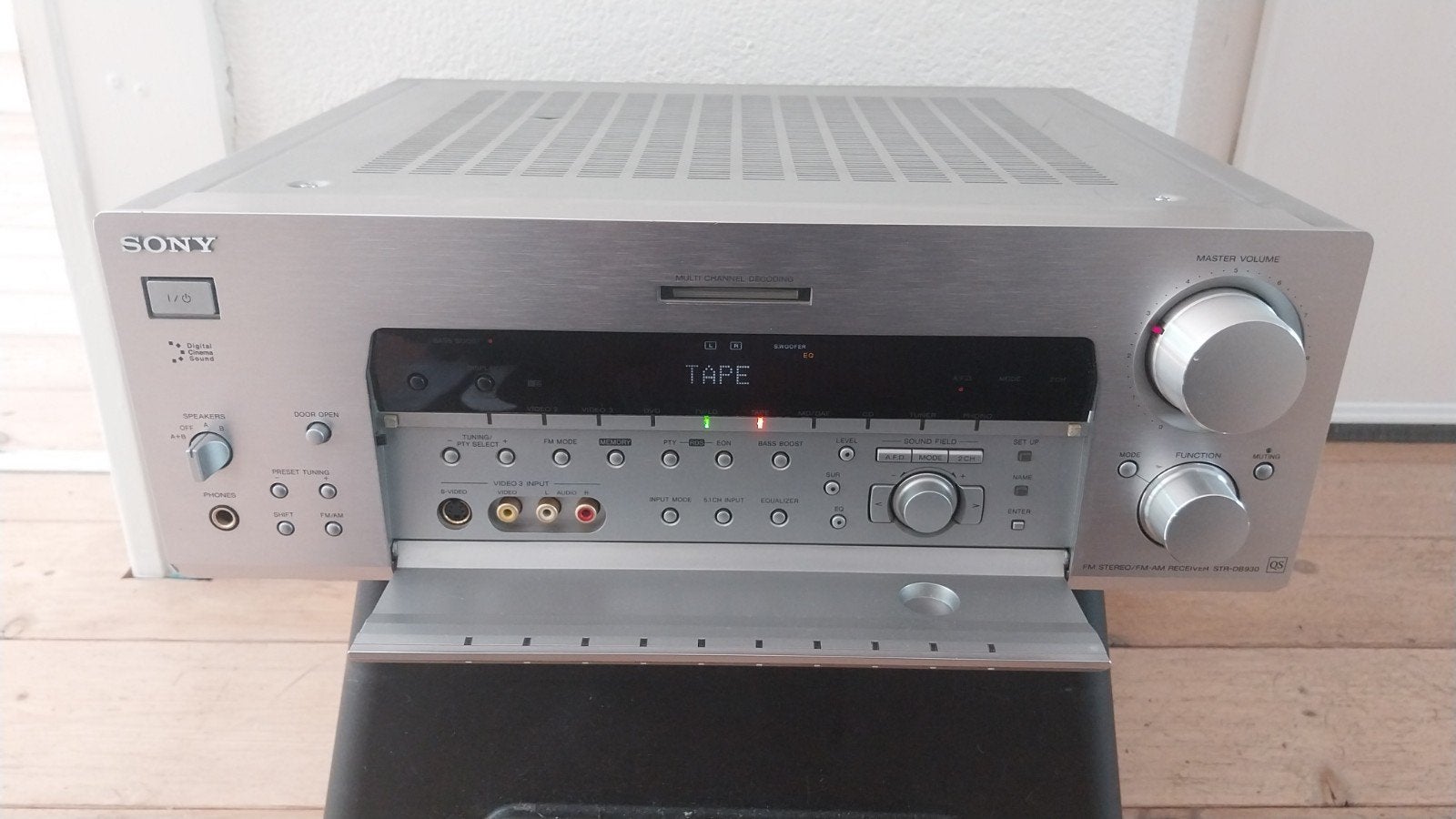 Sony STR-DB930 QS Receiver Phono ingang FM, Audio, Tv en Foto, Versterkers en Receivers, Ophalen of Verzenden, Zo goed als nieuw