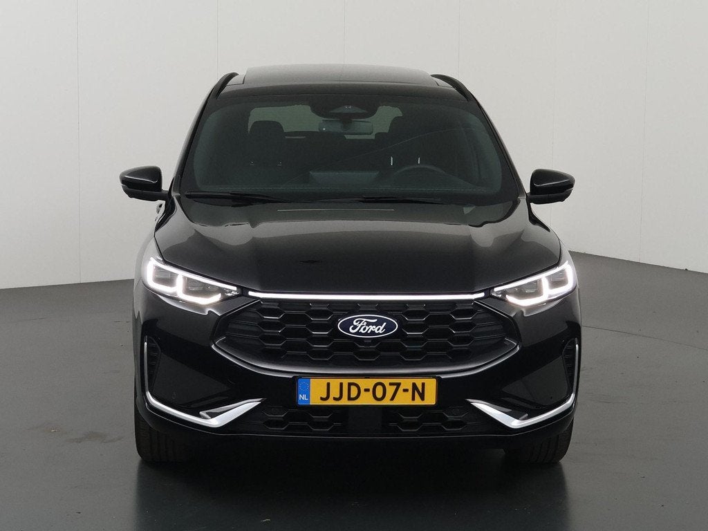 Ford Kuga 2.5 PHEV ST-Line X | Panoramadak | Winterpakket |, Auto's, Ford, 14 kWh, Gebruikt, Leder en Stof, Zwart