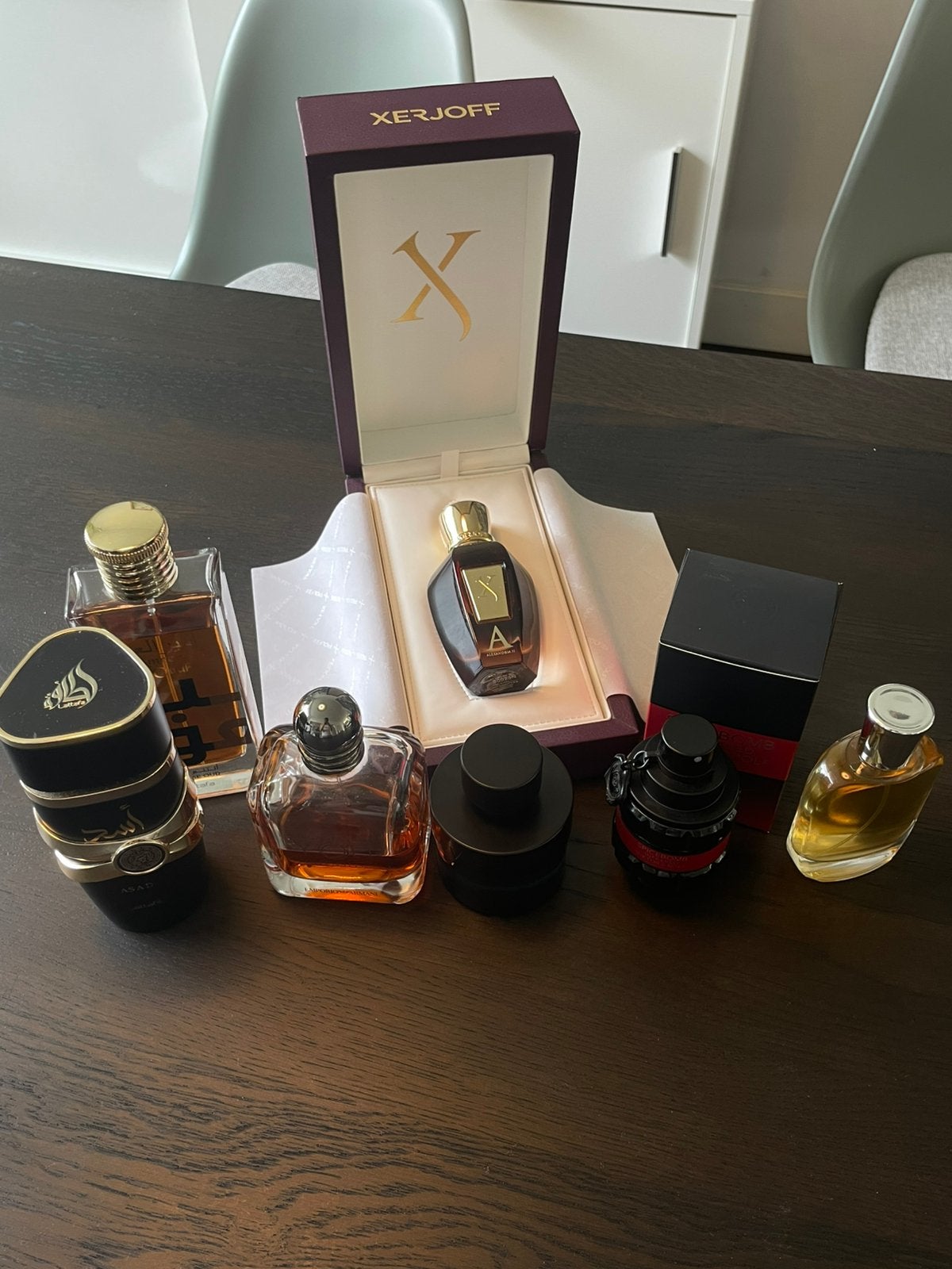Parfum collectie - 7 parfums twv €580, Ophalen of Verzenden, Zo goed als nieuw, Parfumfles