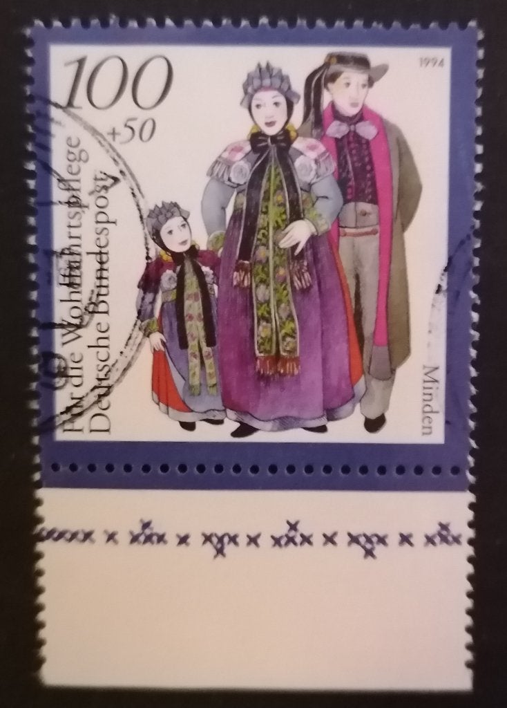 DUITSLAND - klederdrachten 1994, Verzenden, BRD, Gestempeld