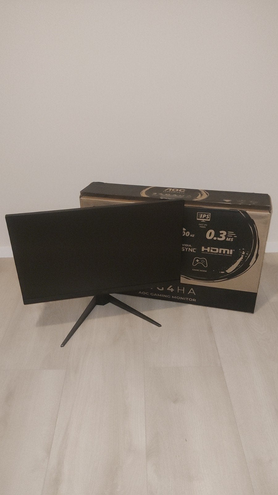 AOC Gaming 24G4HA 24 inch Full HD Gaming Monitor, Gaming, IPS, Zo goed als nieuw, HDMI