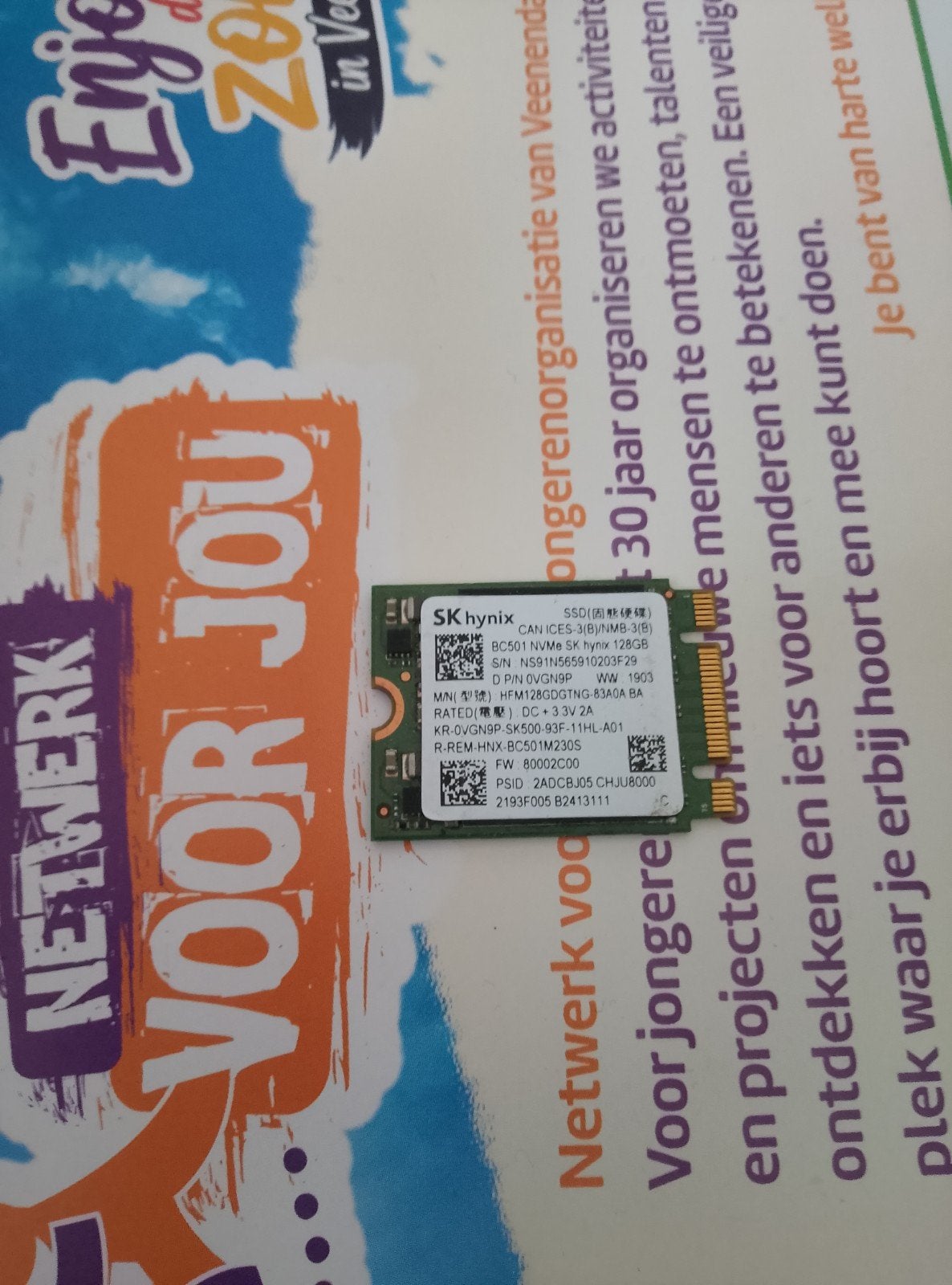 MSI Primaire SSD 128GB -W10 Fabrieksinstellingen, Gebruikt, MSI, Server, Ophalen of Verzenden