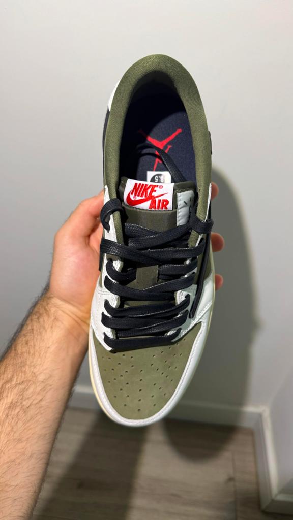 Nike Air Jordan 1 Low Travis Scott Reverse Green, Ophalen of Verzenden, Nieuw, Overige kleuren, Sneakers of Gympen