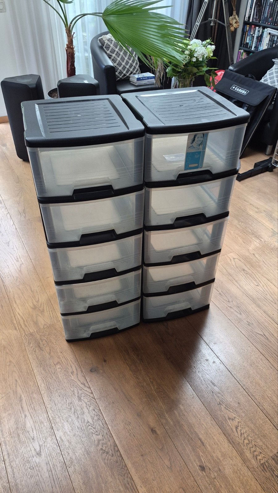 Curver SmartStore ladekast, 2 stuks, 5 laden per stuk, Ophalen, Modern, functioneel, Zo goed als nieuw, 3 of 4 laden