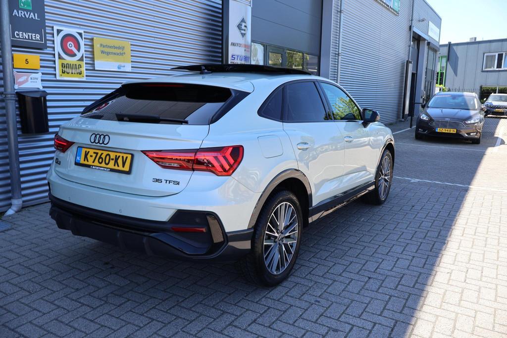 Audi Q3 Sportback 35 TFSI S Edition 2e Eigenaar | Dealer Ond, 4 cilinders, 150 pk, 1505 kg, Leder en Stof