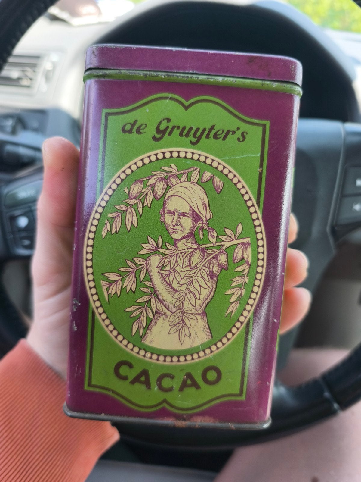 Vintage De Gruyter's Cacao Blik - Prachtig & Zeldzaam, Ophalen of Verzenden, Gebruikt, Overige