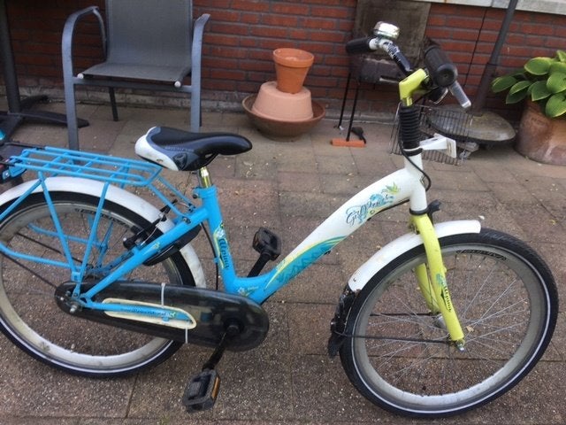 Fiets meisje 22 inch, Ophalen, Terugtraprem, 22 inch, Gebruikt