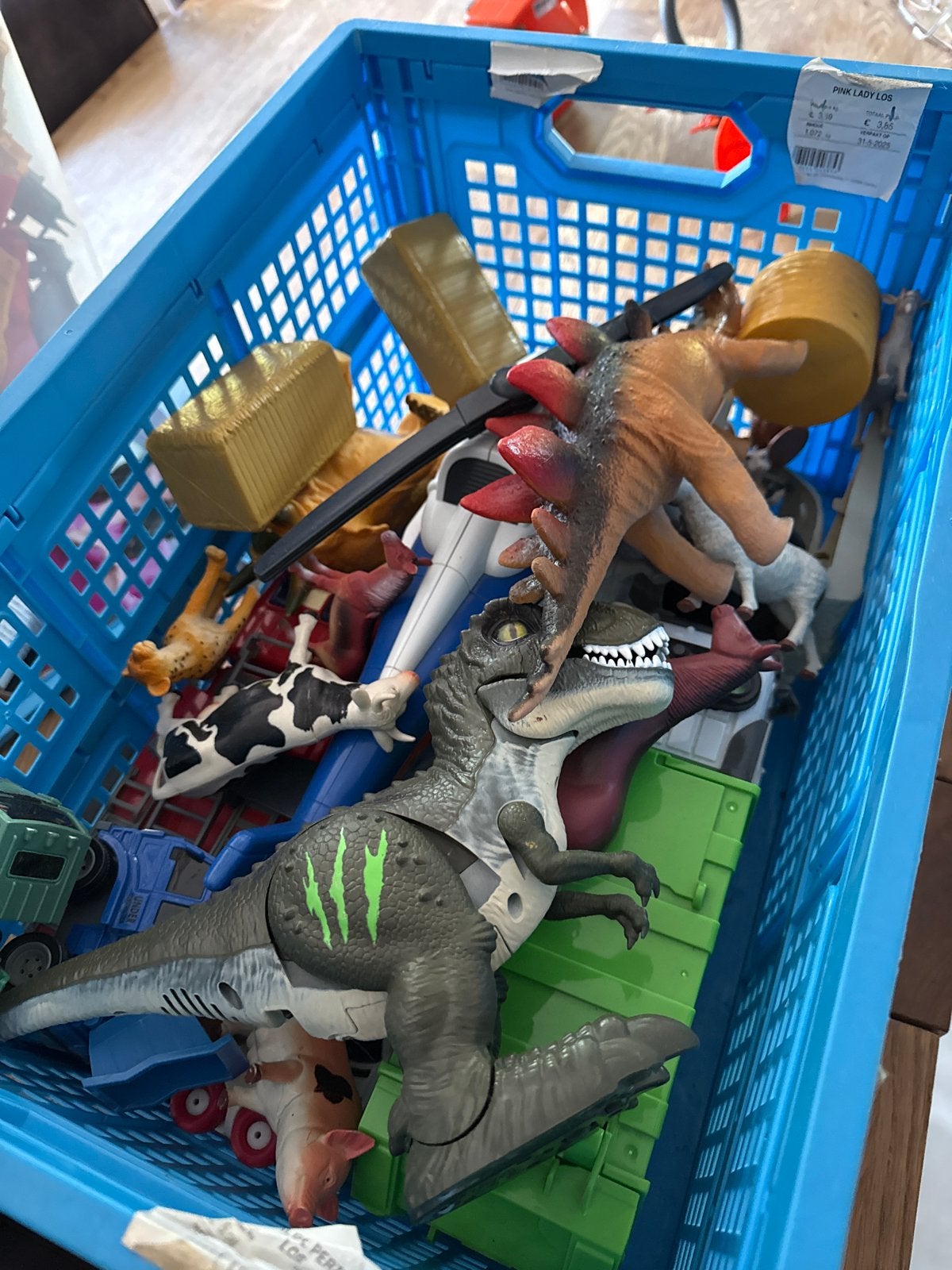 Grote partij speelgoed: dinosaurussen, voertuigen en meer, Ophalen, Gebruikt, Jongen of Meisje