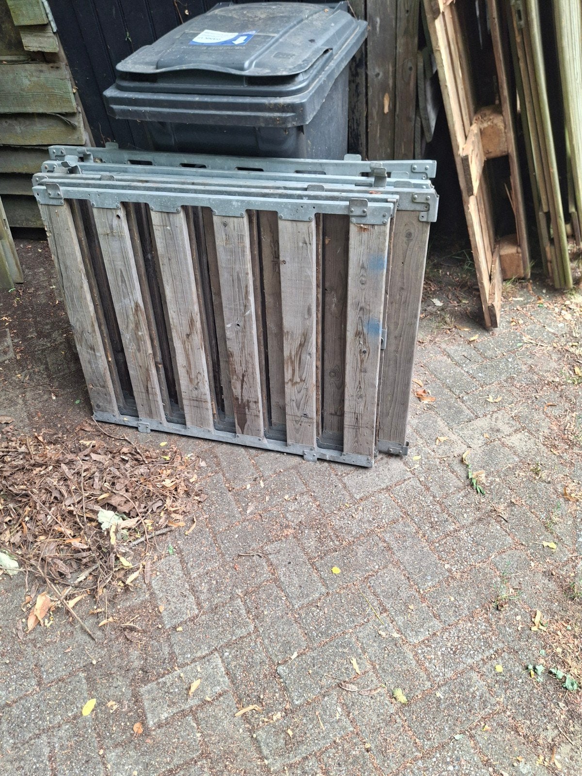 20 PALLETBOX ZIJDEN KOOPJE, Doe-het-zelf en Verbouw, Hout en Planken, Ophalen, Minder dan 25 mm, Plank, Minder dan 200 cm