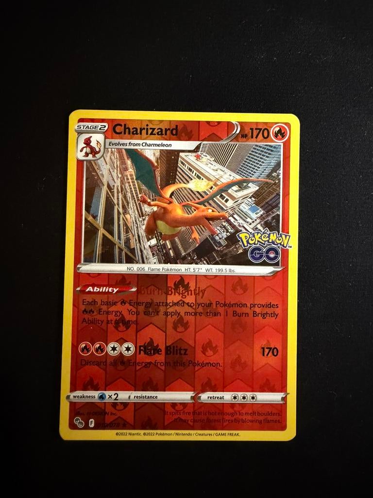 Charizard 010/78 reverse holo, Ophalen of Verzenden, Losse kaart