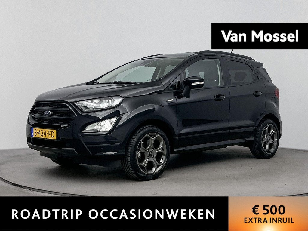 Ford EcoSport 1.0 EcoBoost ST-Line | TREKHAAK | STOELVERWARM, Auto's, Ford, Voorwielaandrijving, 12 maanden, 125 pk, Gebruikt
